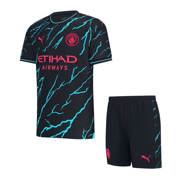 Trikot Manchester City Auswärts Kinder 2023-2024